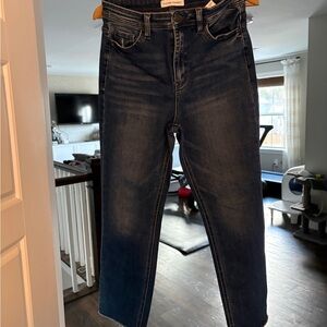 Flying Monkey Deep Indigo Ankle Jeans